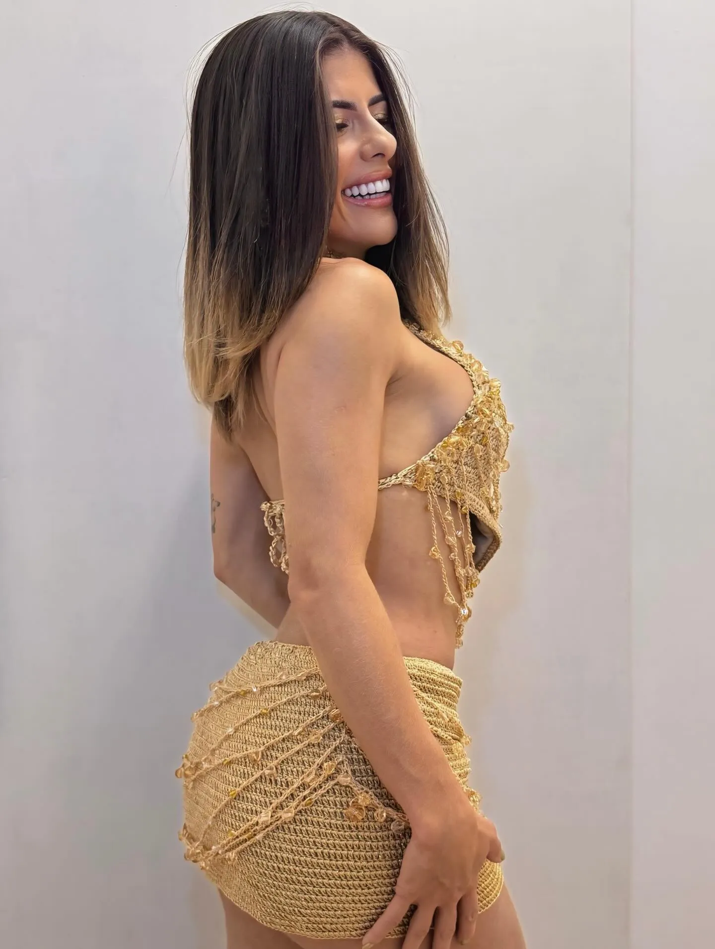 Look 8 da coleção Ateliê Tricot